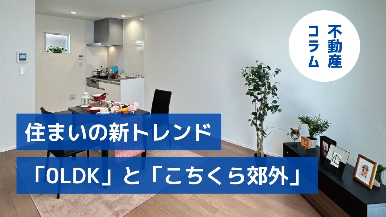 住まいの新トレンド「0LDK」と“こちくら郊外”